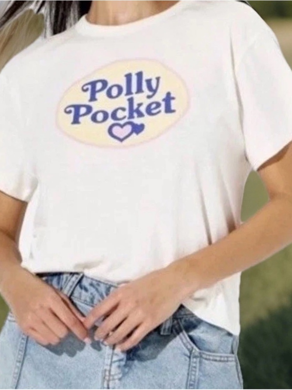 Polly Pocket Graphic Tee with 90’s Retro Logo